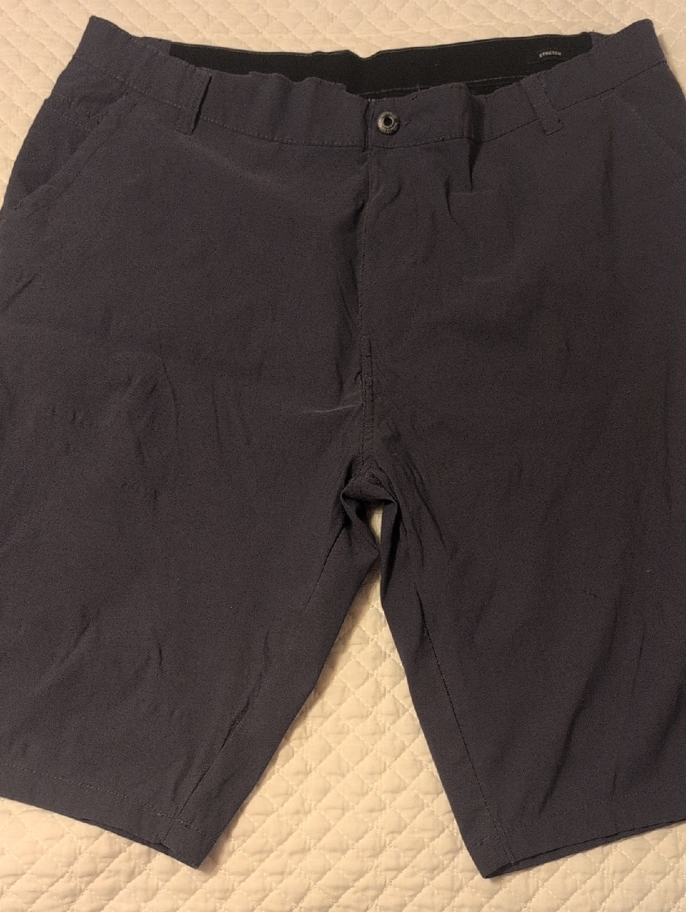 Kenneth Cole Men's Dark Navy Dress Shorts